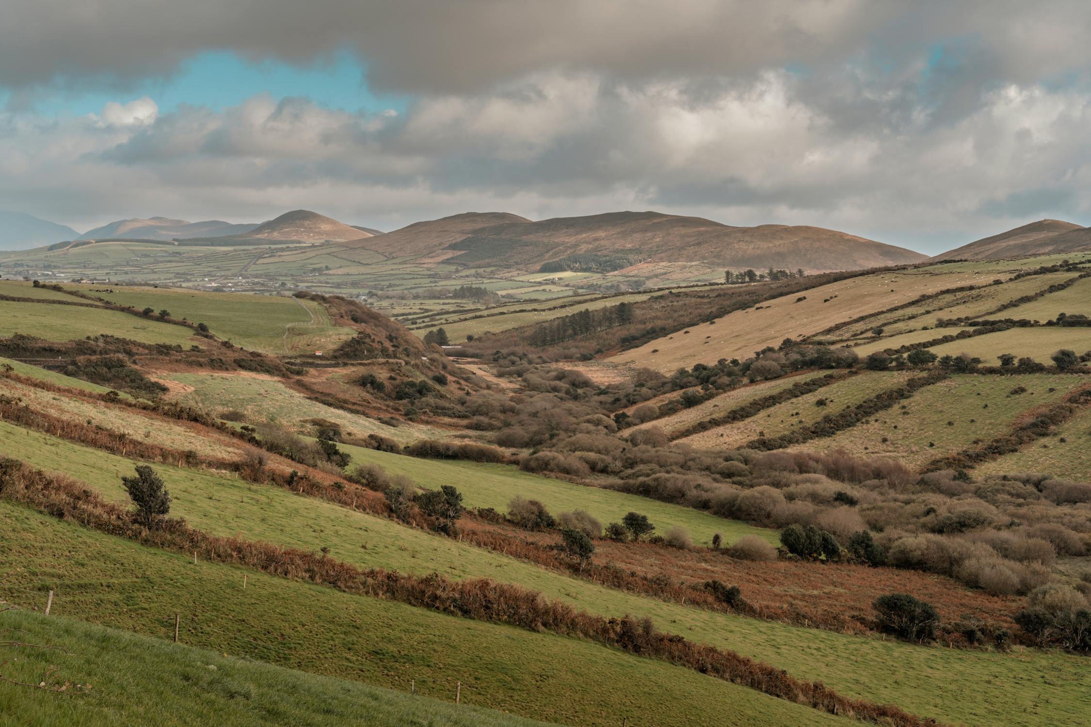 Rolling green hills of Ireland